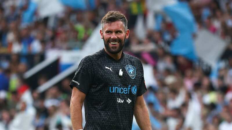 Ben Foster is in goal for the World XI (Image: Getty)