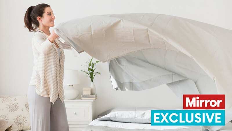 The summer months can make sleeping a sweaty and uncomfortable affair (stock photo)