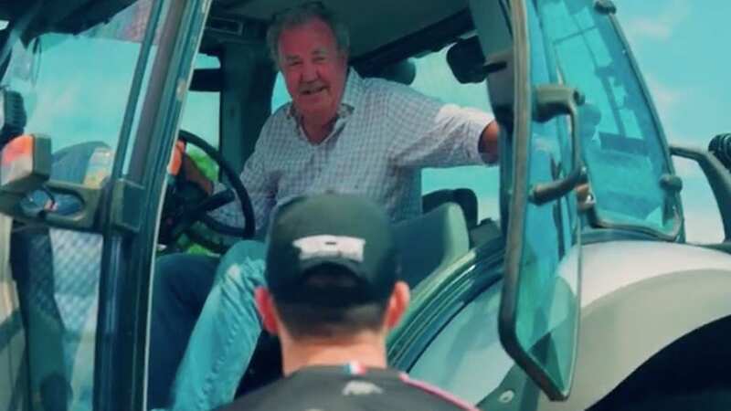 Jeremy Clarkson fulfils promise as he shows up at F1 team