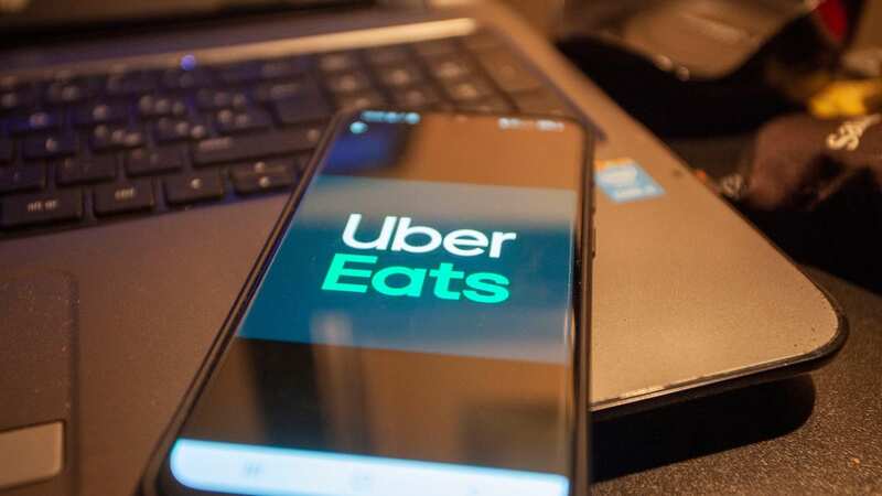A woman on Twitter has shared a brief clip of a tense exchange she had with an Uber Eats delivery driver, pointing a gun at him and lambasting the man for allegedly trying to push her door open (Image: Getty Images)