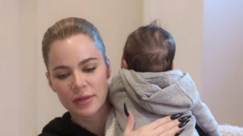 Khloe Kardashian sparks concern over baby Tatum as she struggles to feed him