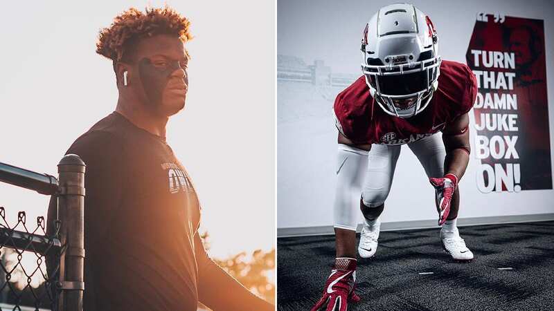 Dion Stutts had committed to playing college football for the Arkansas Razorbacks (Image: Instagram)