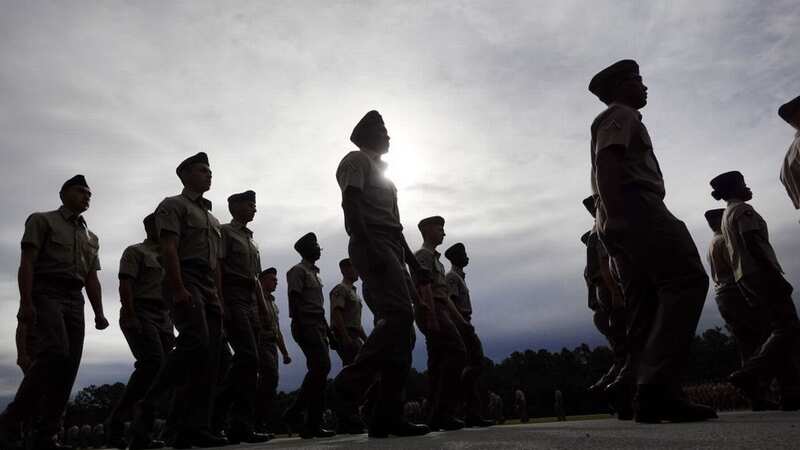 A US Army sergeant died during a land navigation training on Monday (Image: Getty Images)