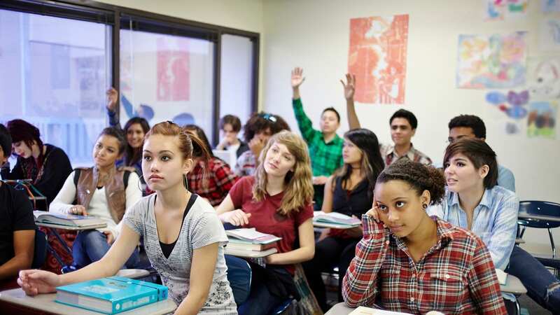 American students rated their schools an average of a "B-" based on results from a recent survey (stock image) (Image: Getty Images)