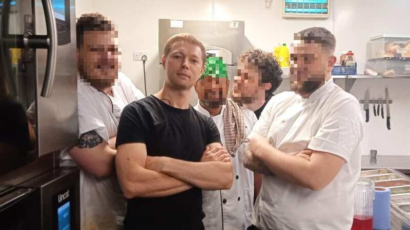 Alexandr Gutu (second left) was conned out of £42,000 (Image: Alexandr Gutu/BPM MEDIA)