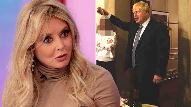 Carol Vorderman took aim at former PM Boris Johnson after the report was published