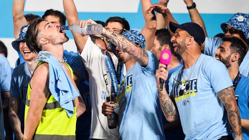 Man City star says teammate vomited in Grealish’s mum’s bag during celebrations