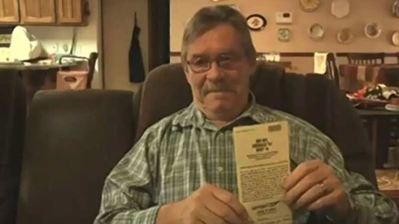 The ex-repairmen thought he had won big in December 2014 as the ticket appeared to show two prizes of $250,000 but the store clerk told him it wasn’t a winner. (Image: KOB)
