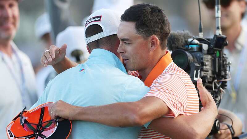 Rickie Fowler told Wyndham Clark his mother, who died in 2013, would be "proud" of him after he won the US Open on Sunday. (Image: Sean M. Haffey/Getty Images)