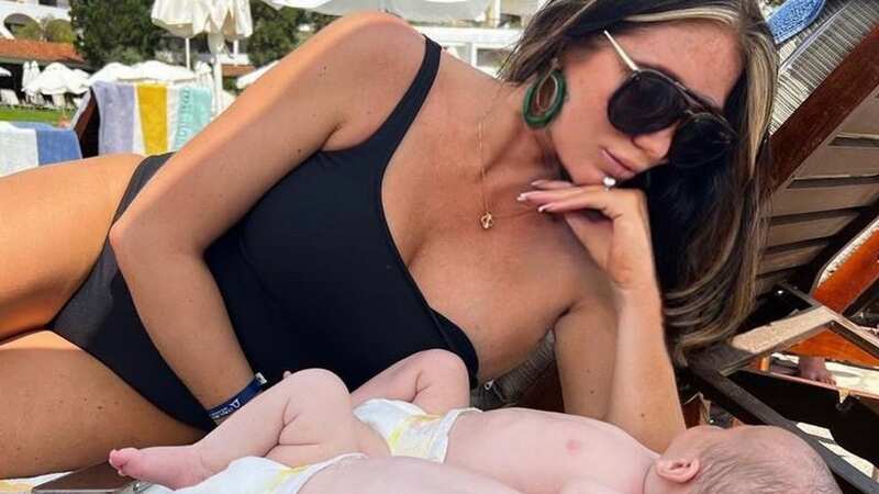 Amy Childs welcomed twins - Billy and Millie - in April (Image: Instagram)