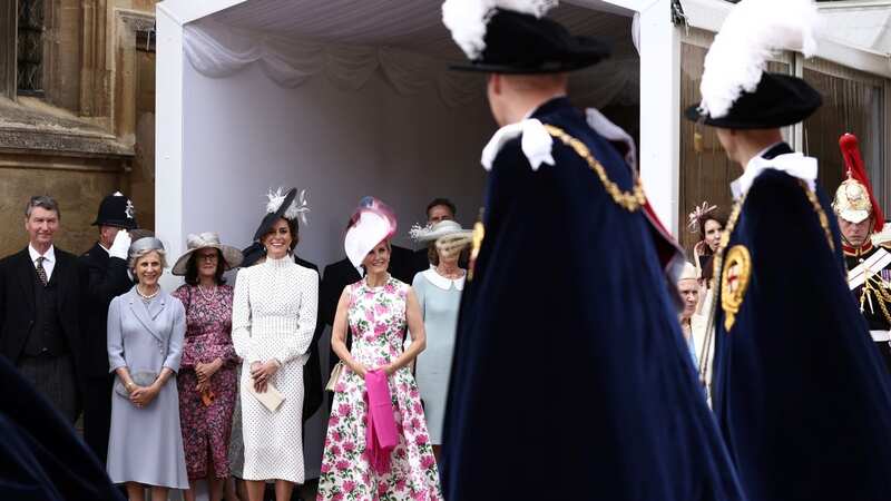 Kate could be seen beaming from ear to ear (Image: Getty Images)