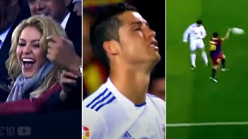 Cristiano Ronaldo had the last laugh after Shakira had mocked him during the 2010/11 Copa del Rey final (Image: TV & MOVIES YouTube)
