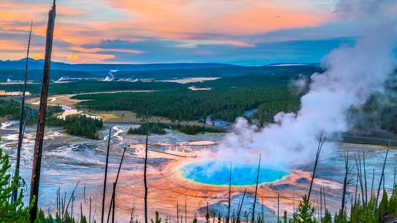 The eruption at Yellowstone National Park (Image: Getty Images/iStockphoto)