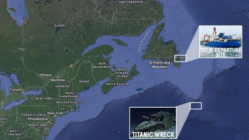 The vessel could run out of oxygen by Thursday morning, adding urgency to the search (Image: OceanGate Expeditions/AFP via Ge)