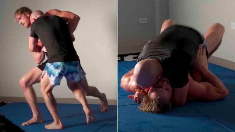 Logan Paul was almost "split in half" by UFC champion during training session