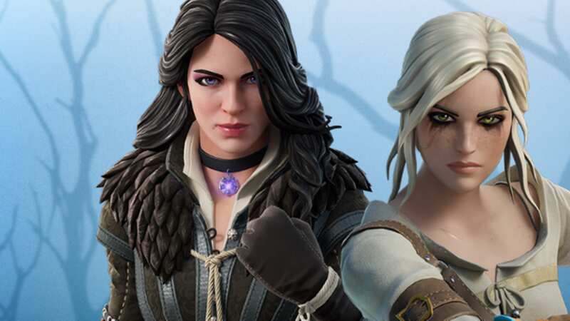 Yennefer and Ciri are set to join Geralt in Fortnite later this week, with an appearance in the Item Shop (Image: Fortnite)