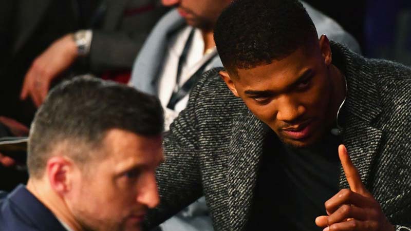 Carl Froch discloses inside information from Anthony Joshua