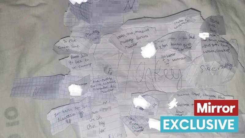 Vile notes boy found in his bag