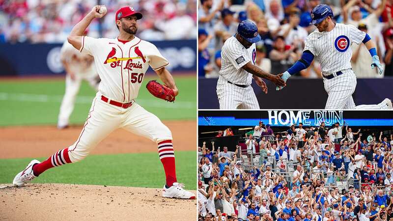 Adam Wainwright struggled on the mound and was replaced fairly early in the game