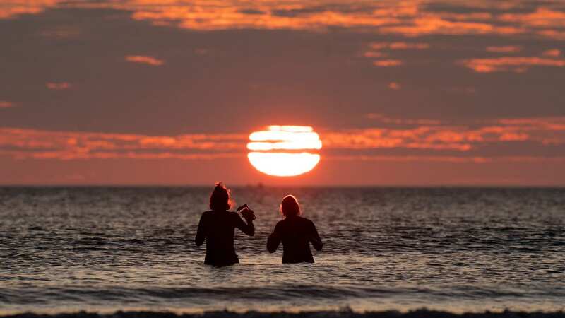 Temperatures rose to more than 32C today in Lincolnshire (Image: PA)