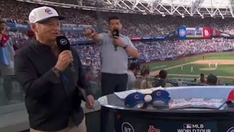 Actor Bill Murray seen during the 2023 London Series game between the Chicago Cubs and the St. Louis Cardinals at London Stadium (Image: Daniel Shirey/MLB Photos via Getty Images)