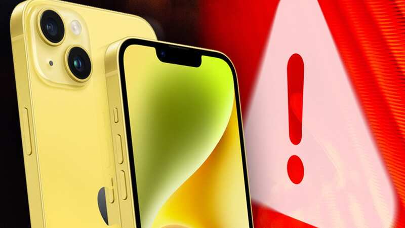 Apple iPhone warning (Image: APPLE • GETTY)