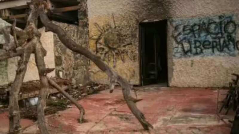 Graffiti on the walls at the abandoned complex (Image: Tenerife Weekly)
