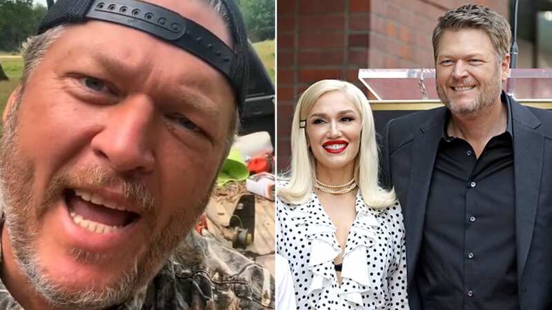 Blake Shelton imitates wife Gwen Stefani singing new song in 