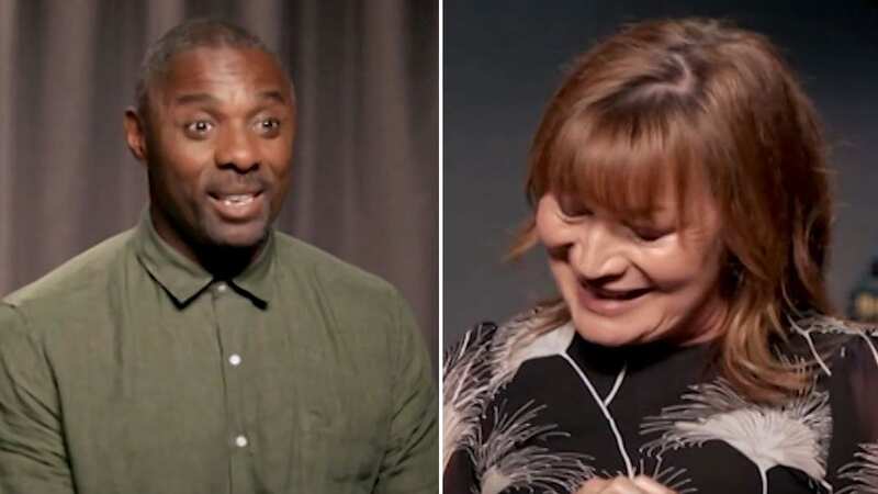 Idris Elba red-faced over Lorraine Kelly