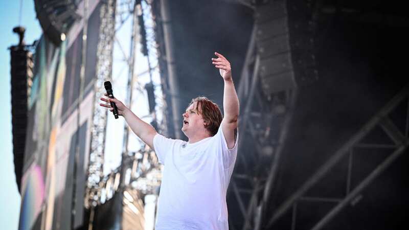 Lewis Capaldi performing at Glastonbury (Image: AFP via Getty Images)