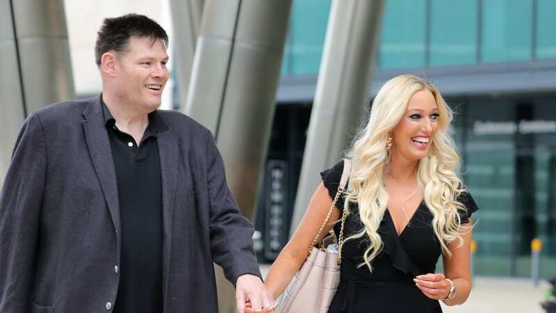 Things are moving fast for Mark Labbett met Hayley Palmer (Image: Splash News / SplashNews.com)