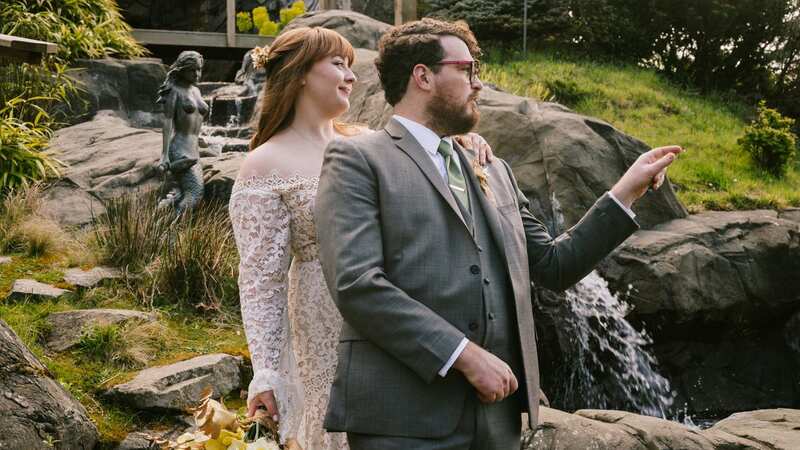 Canadian couple Alex Malliot and Daniel Baxter were forced to tie the knot twice after a paperwork mishap (Image: Laura Baldwinson / SWNS)
