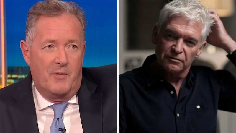 Piers Morgan is concerned about Phillip Schofield (Image: TALK TV/BBC)