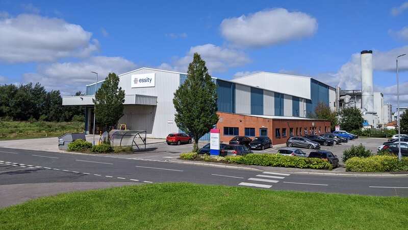 Tawd Mill in Lancashire will be the first in the UK to trial a new paper-making process, replacing natural gas with hydrogen (Image: Essity)