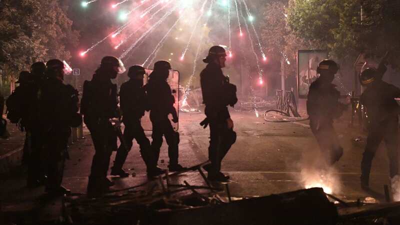Police have been pouring onto the streets in a bid to quell the disorder (Image: JULIEN MATTIA/EPA-EFE/REX/Shutterstock)