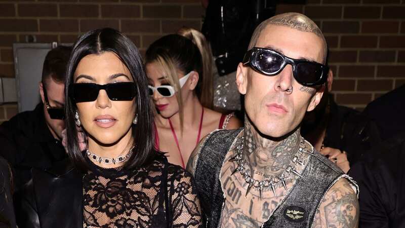Kourtney and Travis are known for having a similar rock aesthetic (Image: Getty Images for Boohoo)