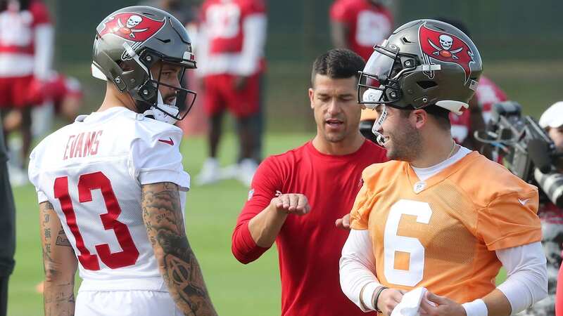 Mike Evans working out with Kyle Trask, who could be the Tampa Bay Buccaneers starter this season