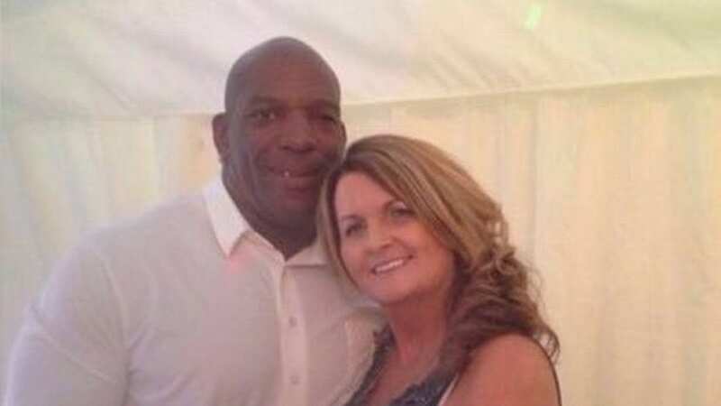 Widow Tracey pictured with her husband Barrington Patterson (Image: Submitted)