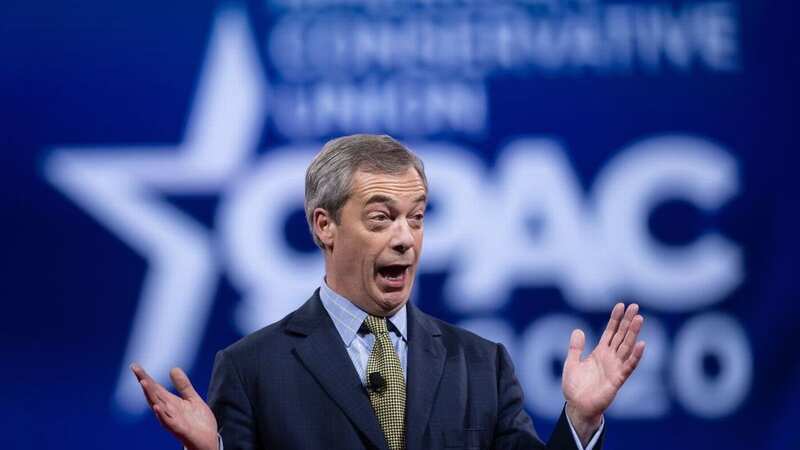 Nigel Farage claimed the 