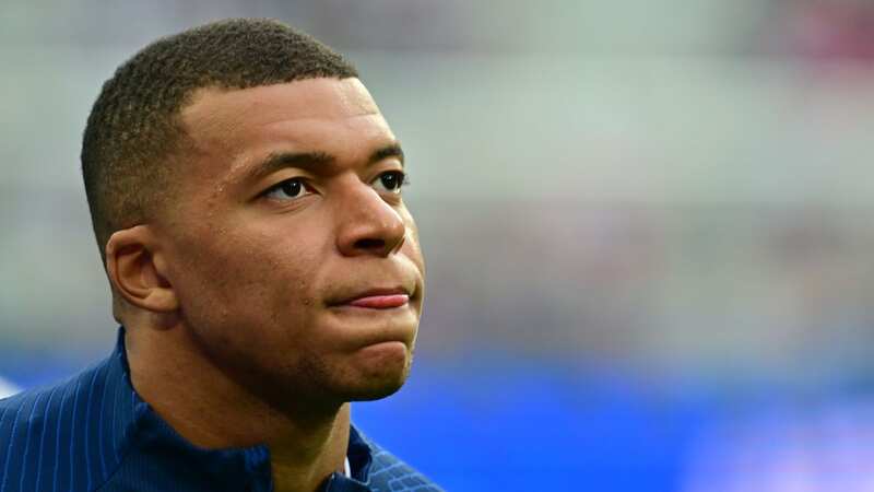 Kylian Mbappe is locked in a dispute with PSG (Image: Christian Liewig/Getty Images)