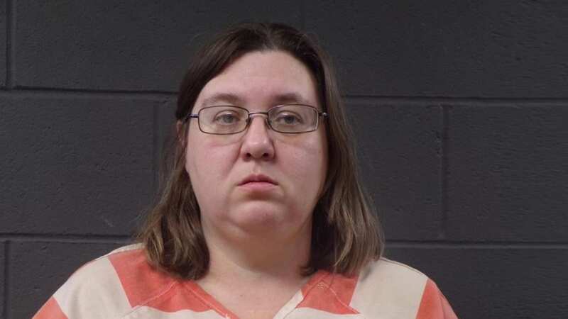 Both Amber (pictured) and Jamie Waterman have pleaded not guilty to the charges they face (Image: MCDONALD COUNTY SHERIFF