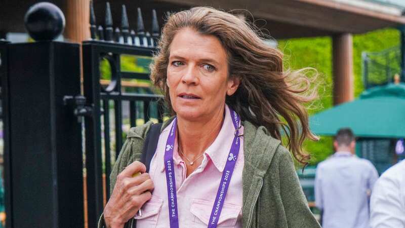 Annabel Croft made a return to Wimbledon after sharing the sad news her partner had died in May (Image: Amer Ghazzal/REX/Shutterstock)