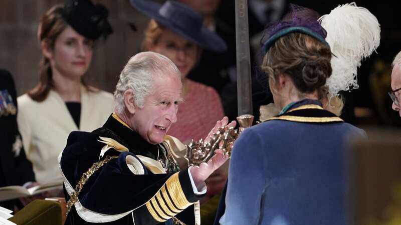 The King at ceremony in Edinburgh (Image: Getty Images)