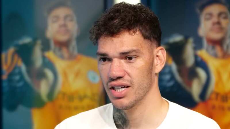 Ederson cut an emotional figure after Manchester City won the Champions League (Image: Getty Images)