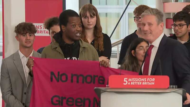 Keir Starmer speech interrupted as activist says 