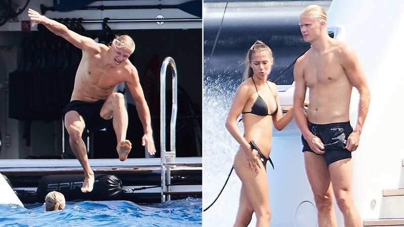 Erling Haaland has been soaking up the sun with his partner Isabel Johansen (Image: BEST IMAGE / BACKGRID)
