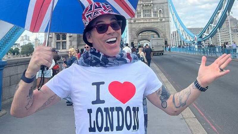 Steve-O detained by police after jumping off Tower Bridge with Union Jack brolly