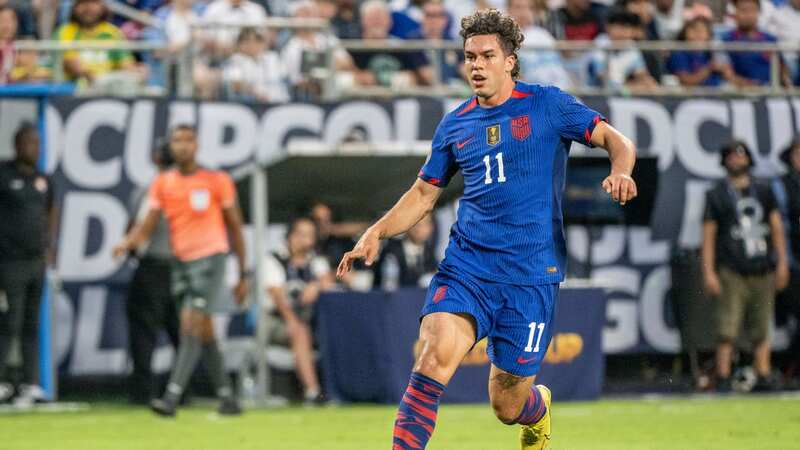USMNT starlet Cade Cowell has been linked with a move away from MLS with European giants potentially weighing up a switch (Image: Shaun Clark/ISI Photos/Getty Images)