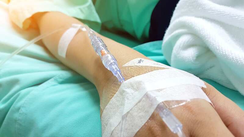 Chemotherapy medicine is typically administered through a drip (file image) (Image: Getty Images)