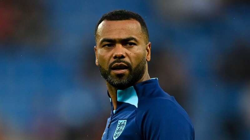 Ashley Cole was sent off during England